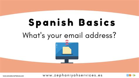 Note the greetings below, designated by whether they are used in more formal or informal situations. . Email address in spanish